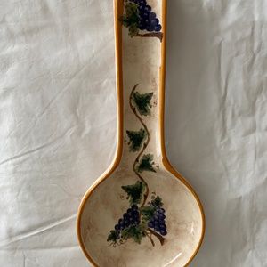 New never used hand made Tuscany Spoon Rest